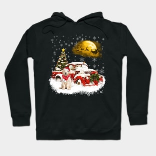 Red Truck Xmas Tree Golden Retriever Christmas Hoodie